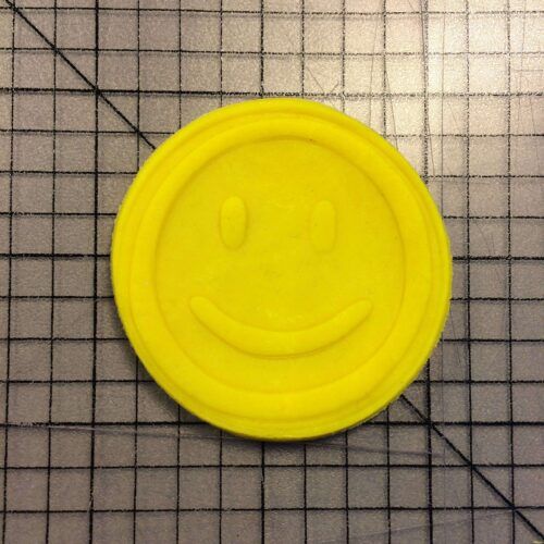 Smiley Face 100 Cookie Cutter and Stamp (embossed 2)