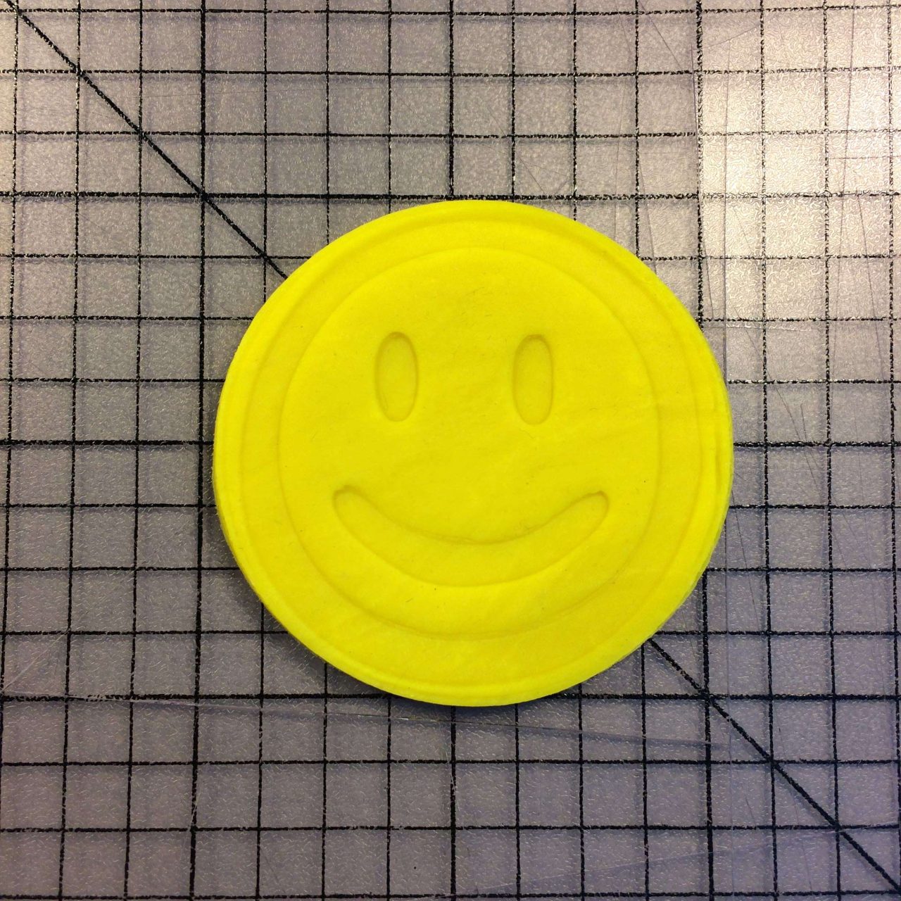 Smiley Face 100 Cookie Cutter and Stamp (imprinted 2)