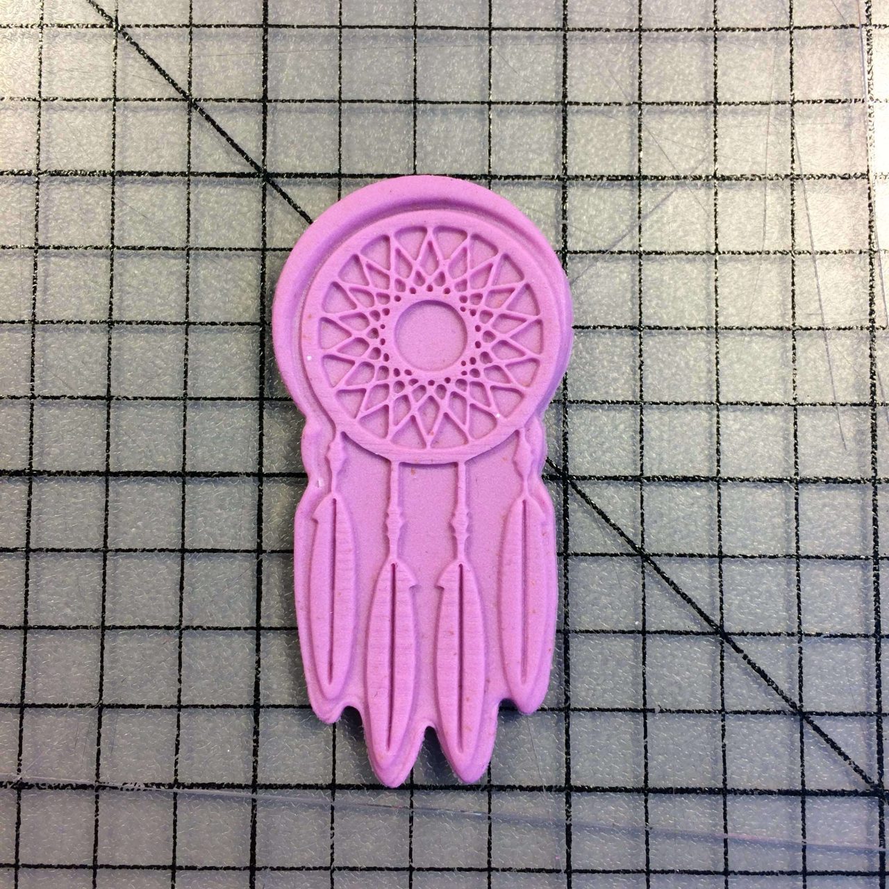 Dream Catcher 100 Cookie Cutter and Stamp (embossed 1)