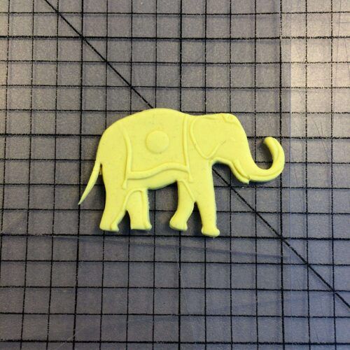 Elephant 101 Cookie Cutter and Stamp (embossed 2)