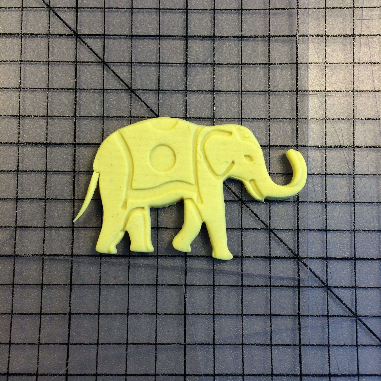 Elephant 101 Cookie Cutter and Stamp (imprinted 2)