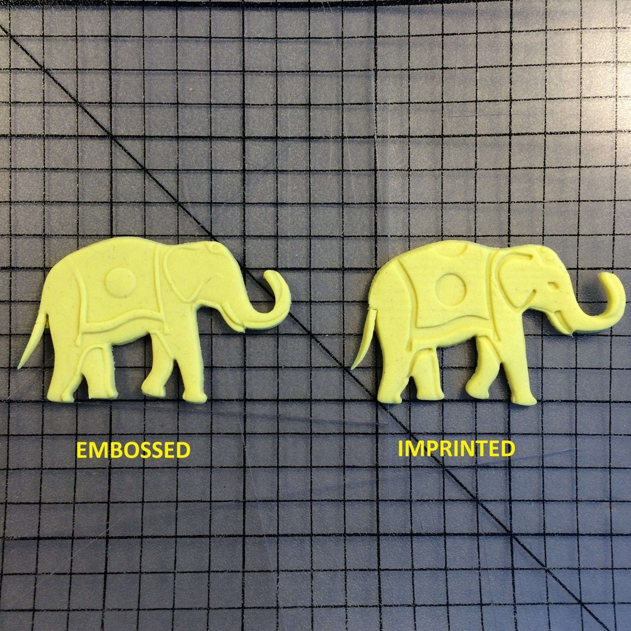 Elephant 101 Cookie Cutter and Stamp written