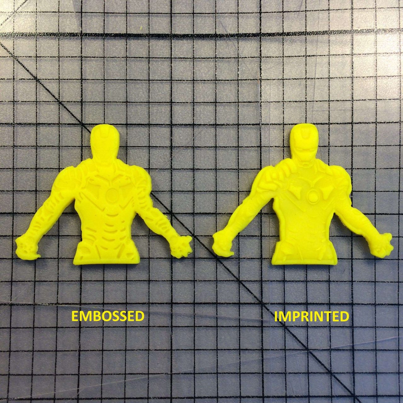 Iron Man 103 Cookie Cutter and Stamp written