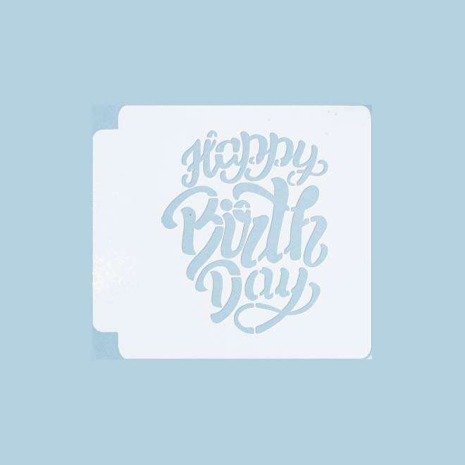 Happy Birthday 783-B337 Stencil
