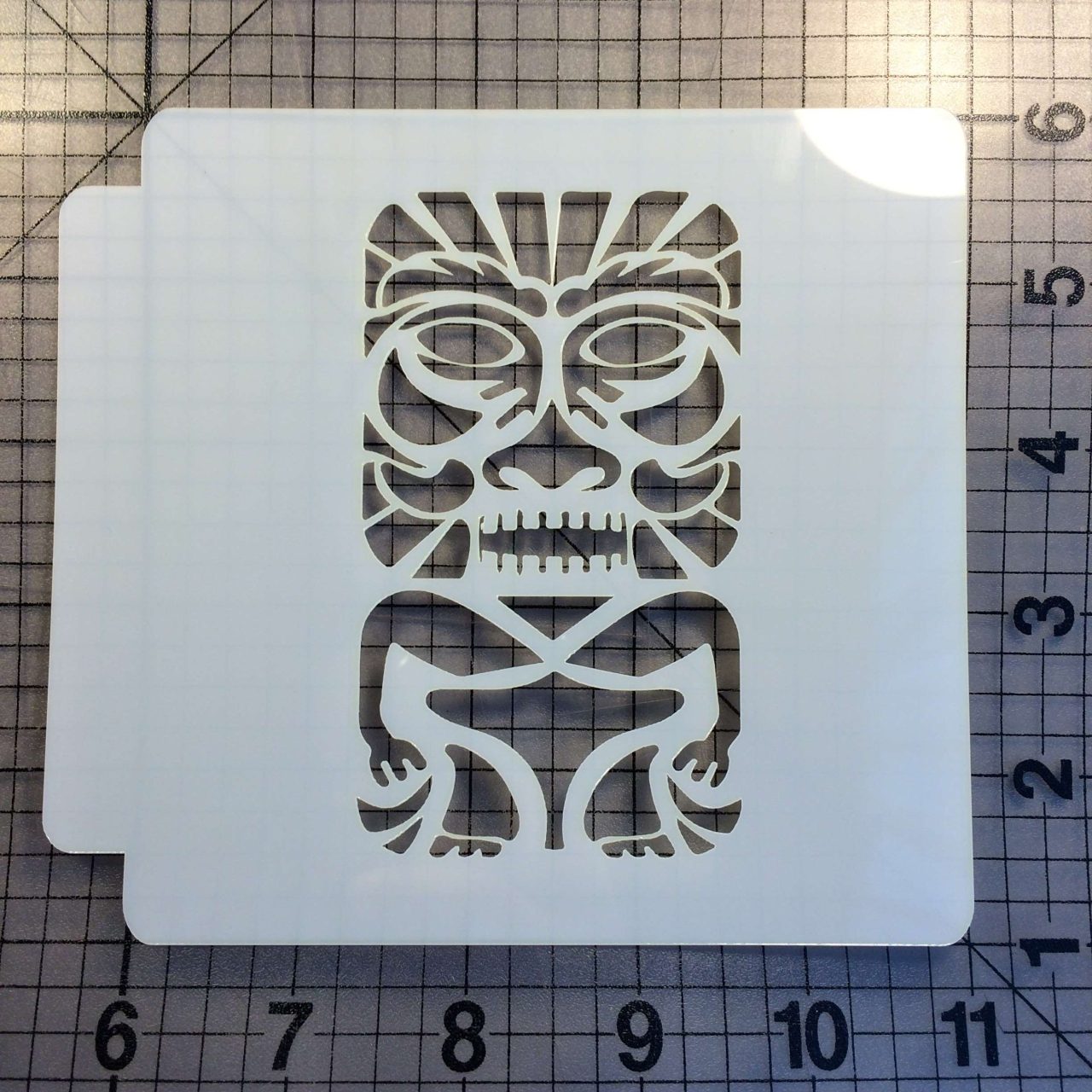 Tiki Stencil 107