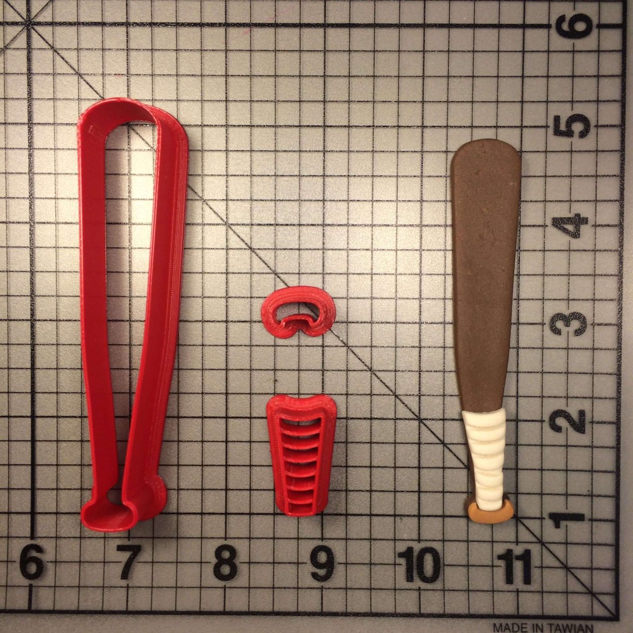 Baseball Bat 100 Cookie Cutter Set
