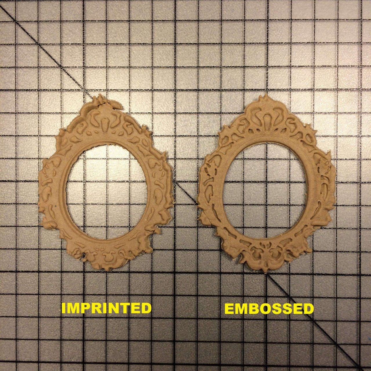 Border 102 Cookie Cutter and Stamp written