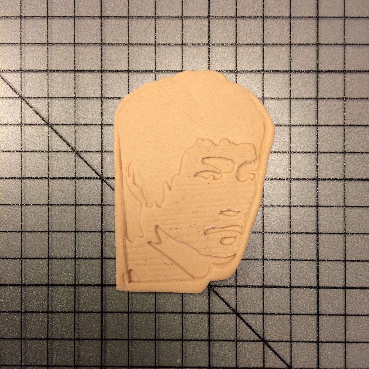 Bruce Lee 100 Cookie Cutter and Stamp (embossed 1)