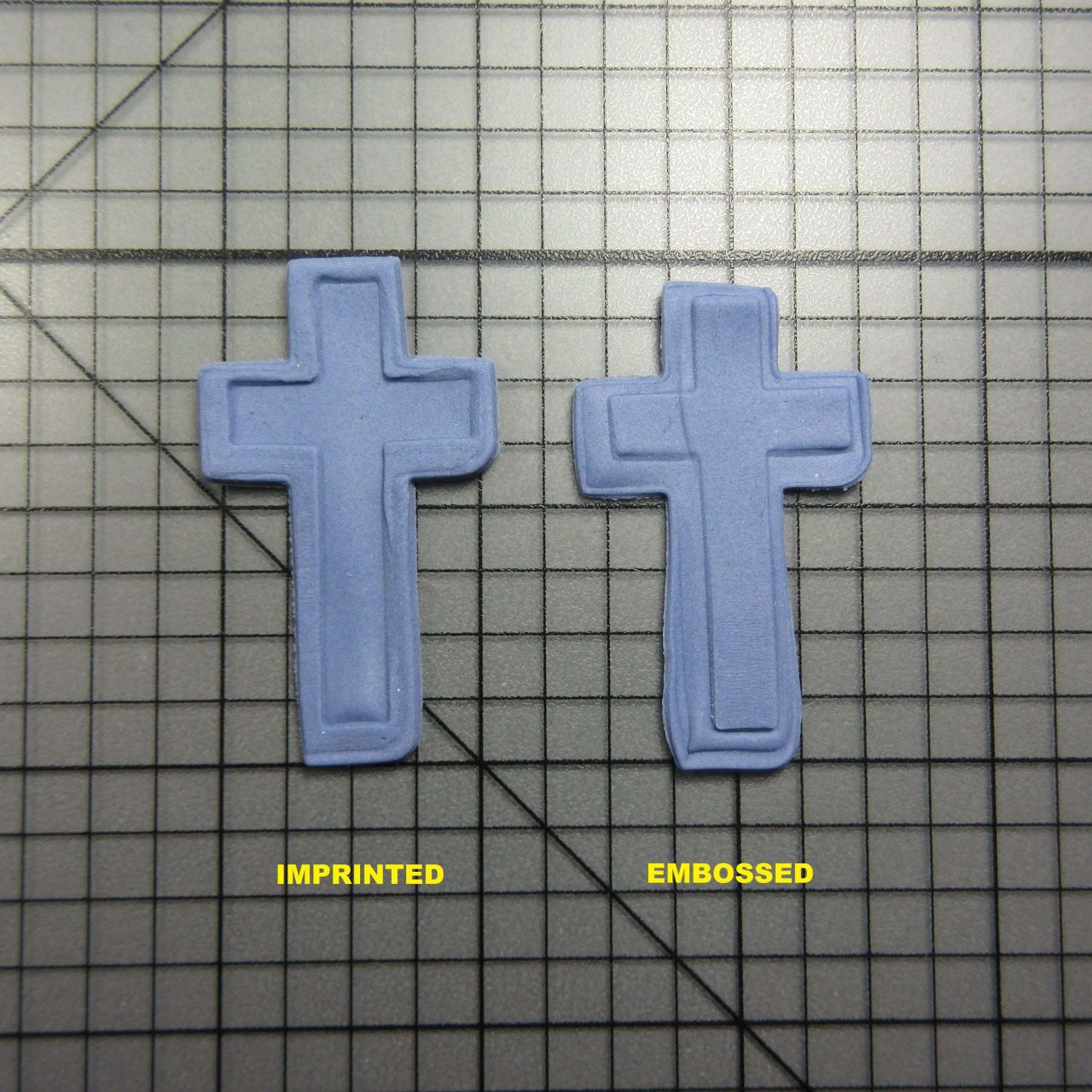 Cross Stamp 100 Cookie Cutter and Stamp written