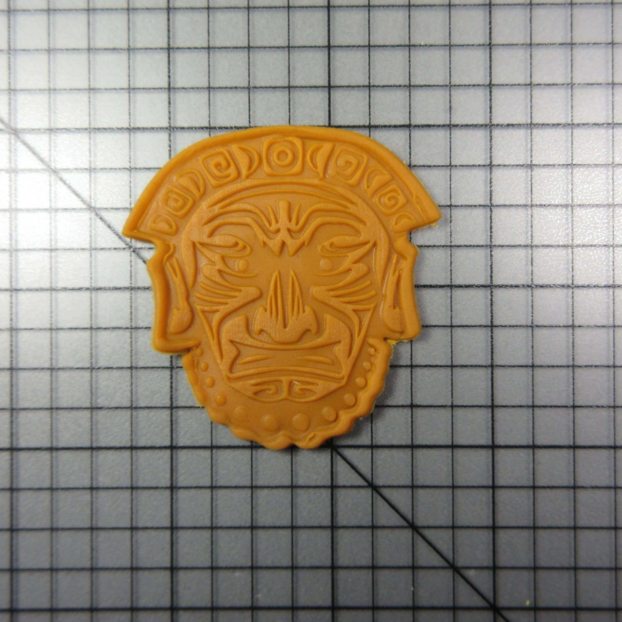 Culture Mask 100 Cookie Cutter and Stamp (embossed 1)