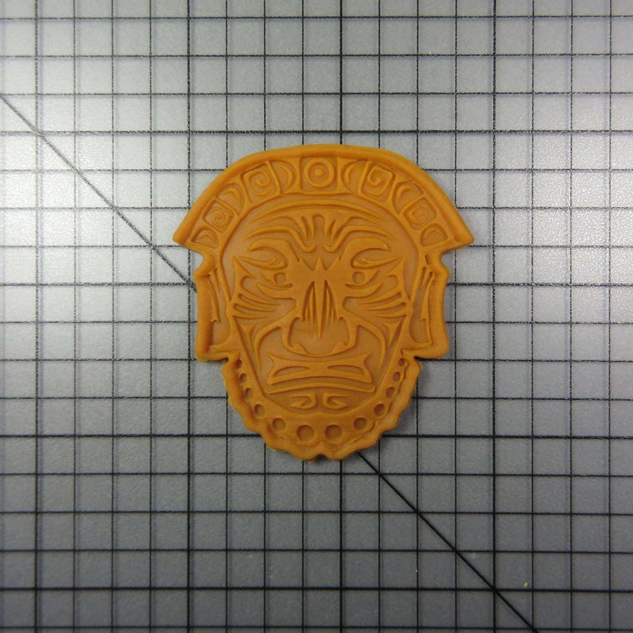 Culture Mask 100 Cookie Cutter and Stamp (imprinted 2)