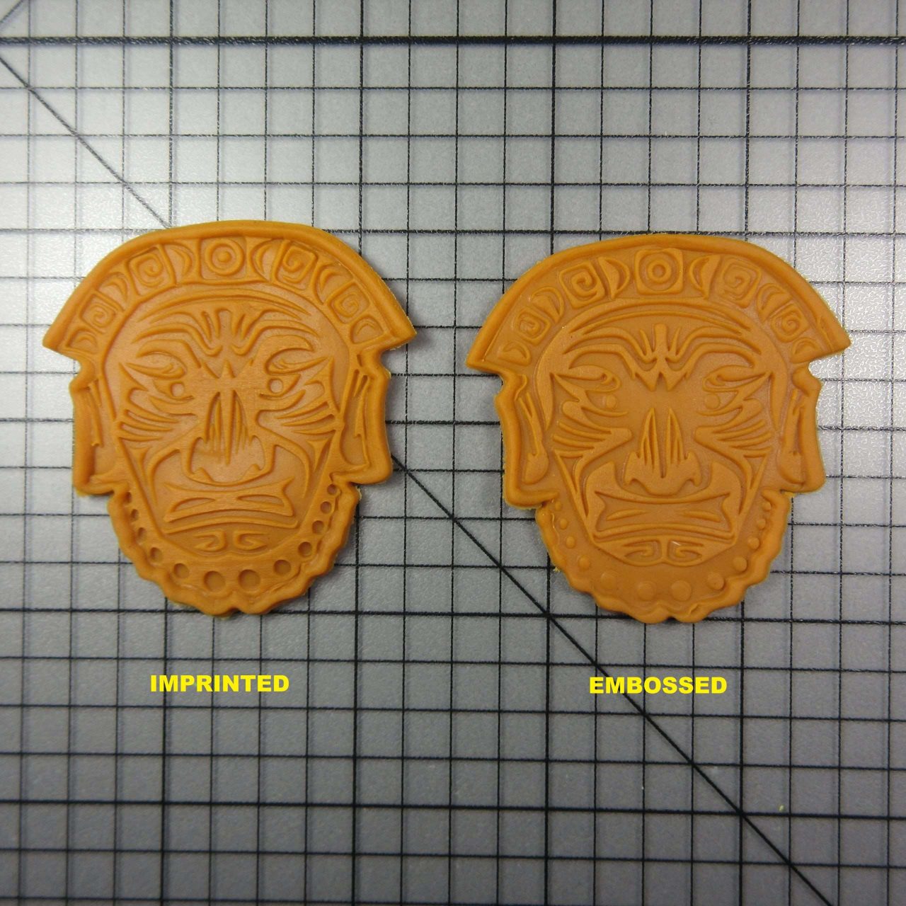 Culture Mask 100 Cookie Cutter and Acrylic Stamp - Image 5
