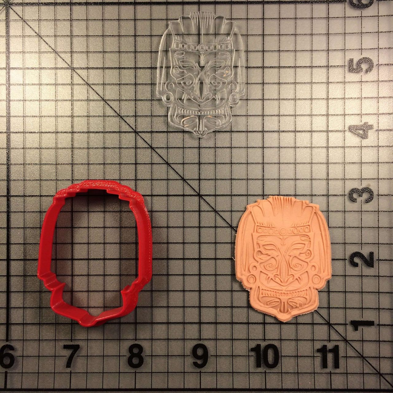 Culture Mask 102 Cookie Cutter and Stamp (imprinted 1)