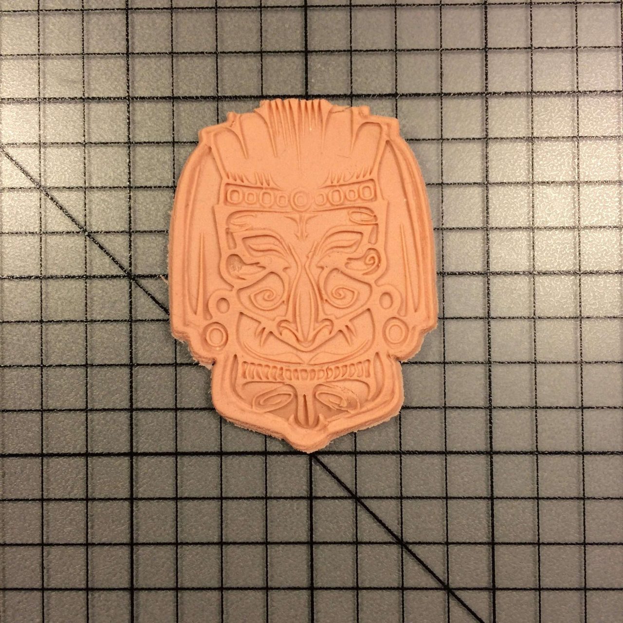 Culture Mask 102 Cookie Cutter and Stamp (imprinted 2)