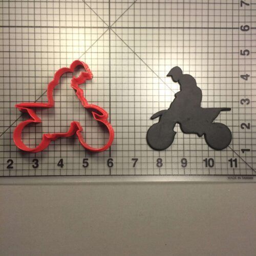 Dirt Bike with Rider 100 Cookie Cutter