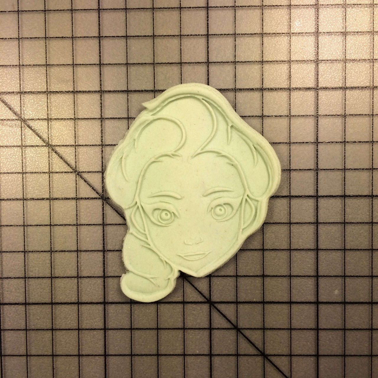 Elsa 100 Cookie Cutter and Stamp (imprinted 2)