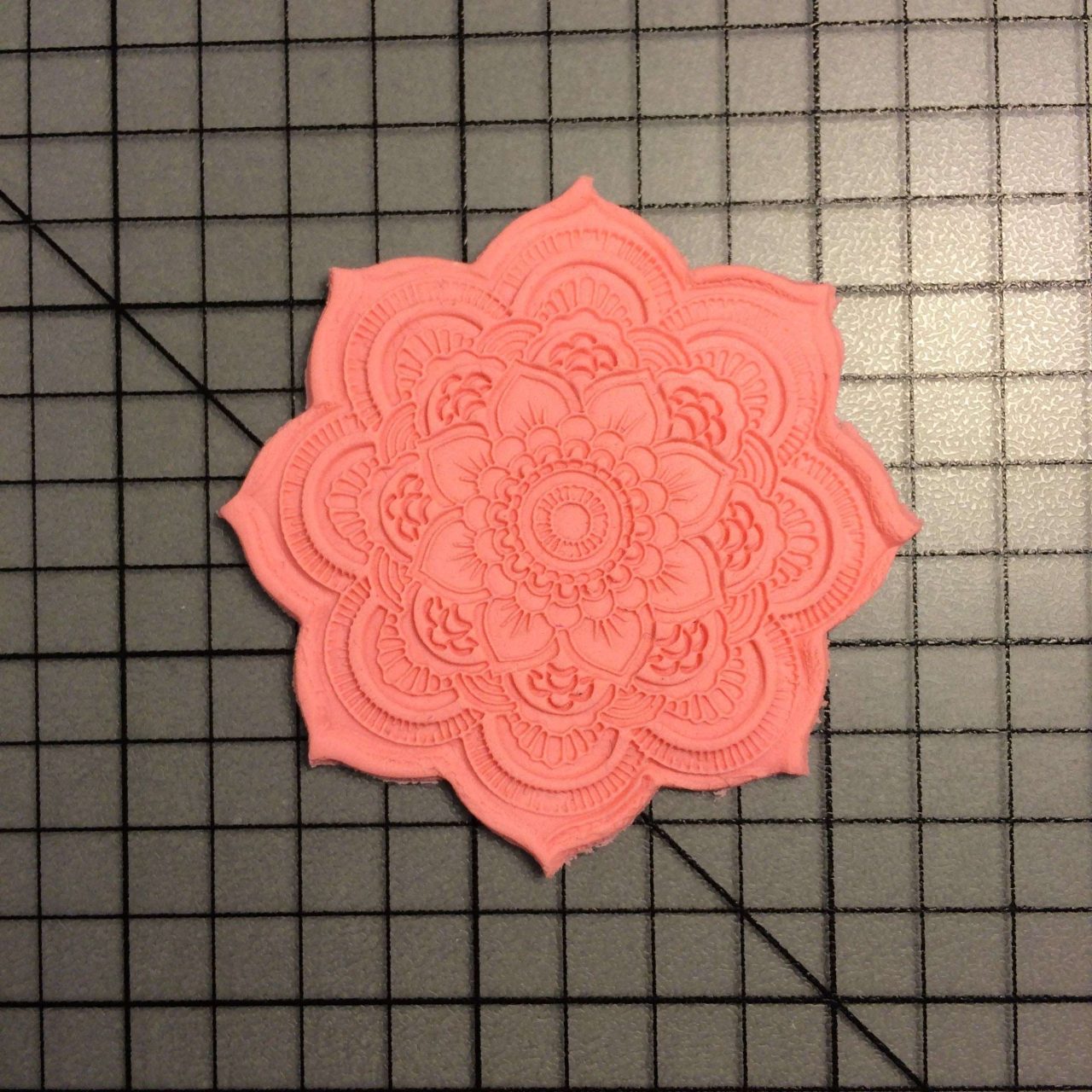 Flower 100 Cookie Cutter and Stamp (imprinted 2)