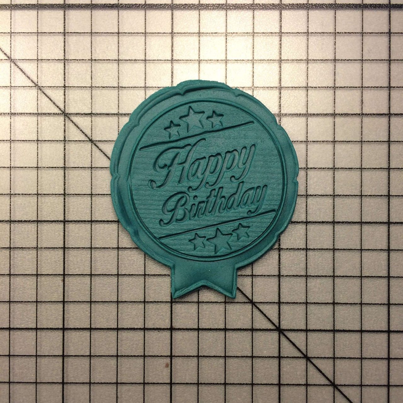 Happy Birthday 101 Cookie Cutter and Stamp (embossed 1)