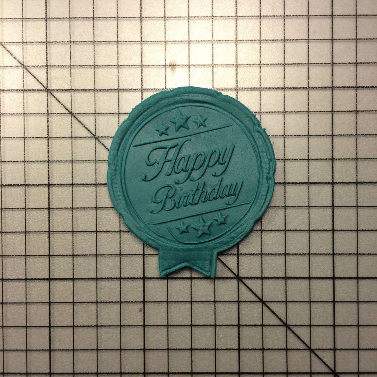Happy Birthday 101 Cookie Cutter and Stamp (imprinted 2)