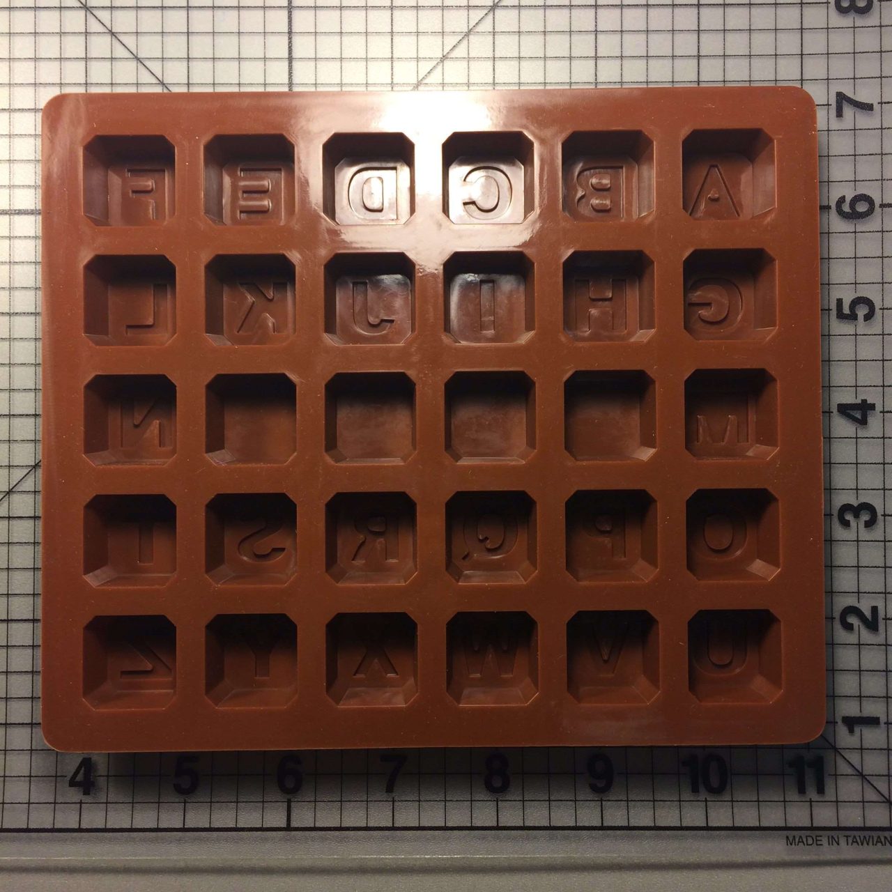 Alphabet Chocolate Silicone Mold (1)