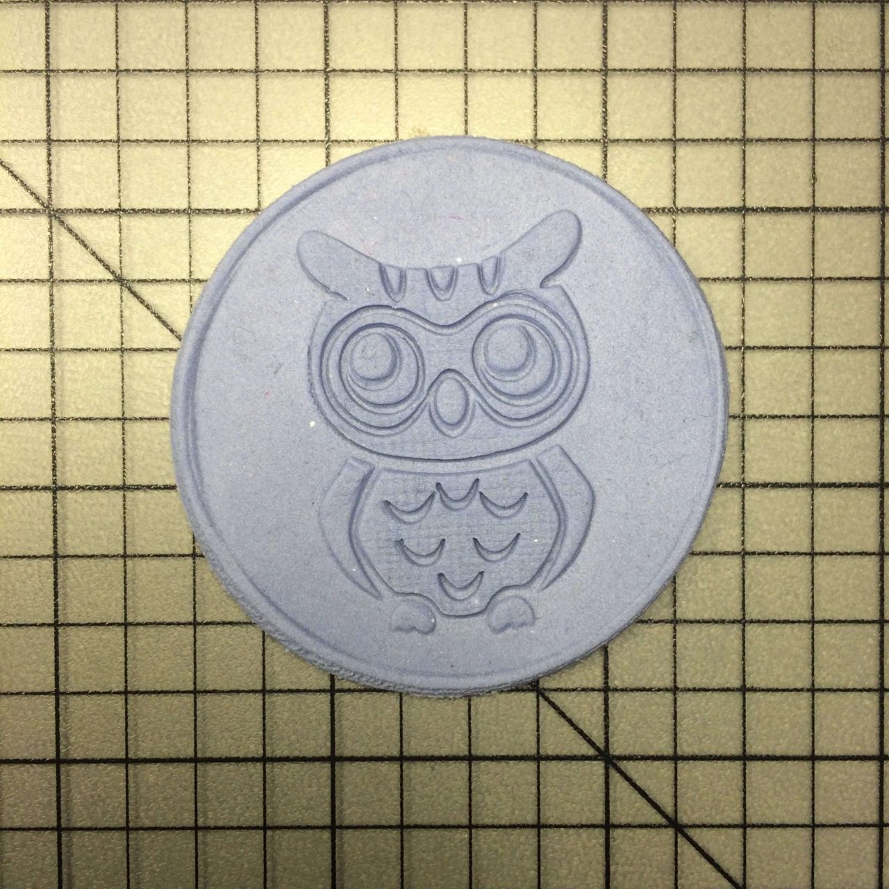 Owl 100 Cookie Cutter and Stamp (embossed 2)