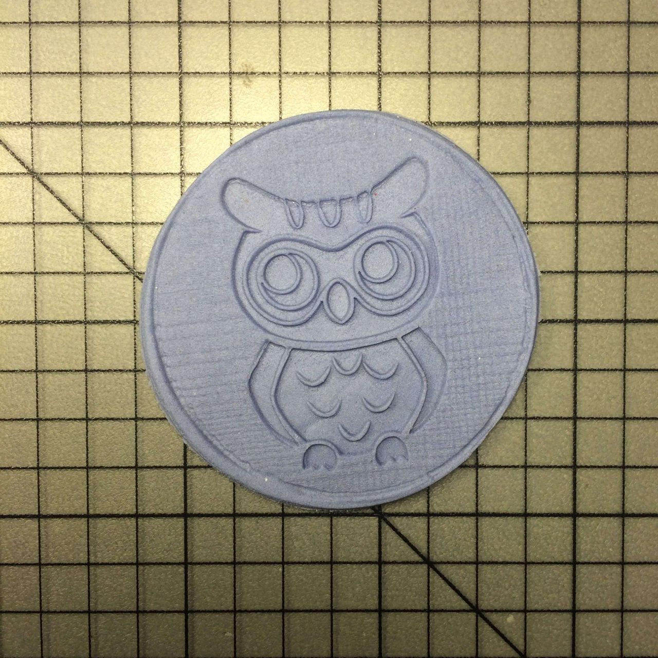 Owl 100 Cookie Cutter and Stamp (imprinted 2)