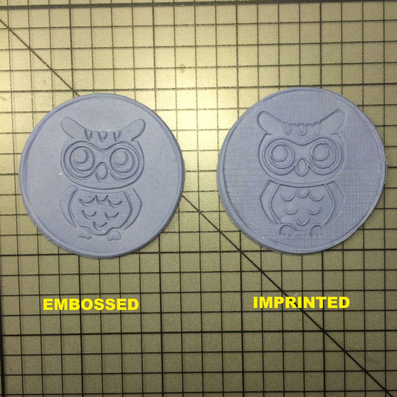 Owl 100 Cookie Cutter and Stamp written