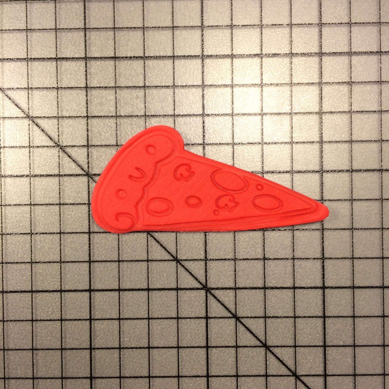 Pizza 100 Cookie Cutter and Stamp (embossed 1)