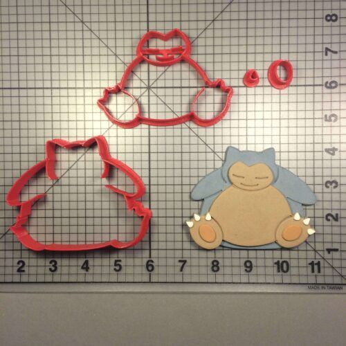 Pokemon- Snorlax 100 Cookie Cutter Set