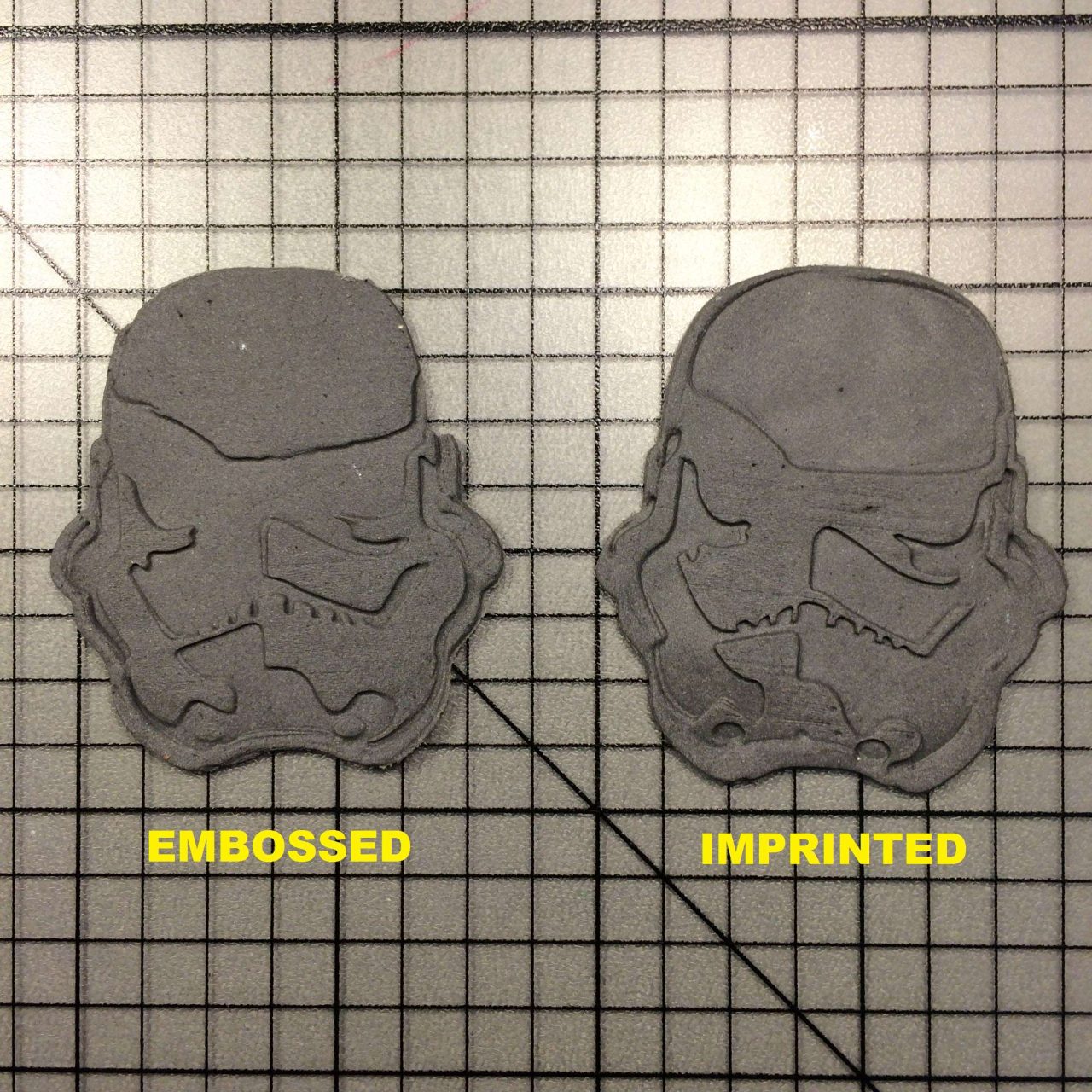 Star Wars- Stormtrooper 101 Cookie Cutter and Stamp written
