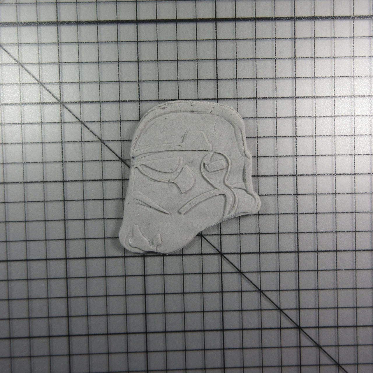 Star Wars- Stormtrooper 102 Cookie Cutter and Stamp (embossed 2)