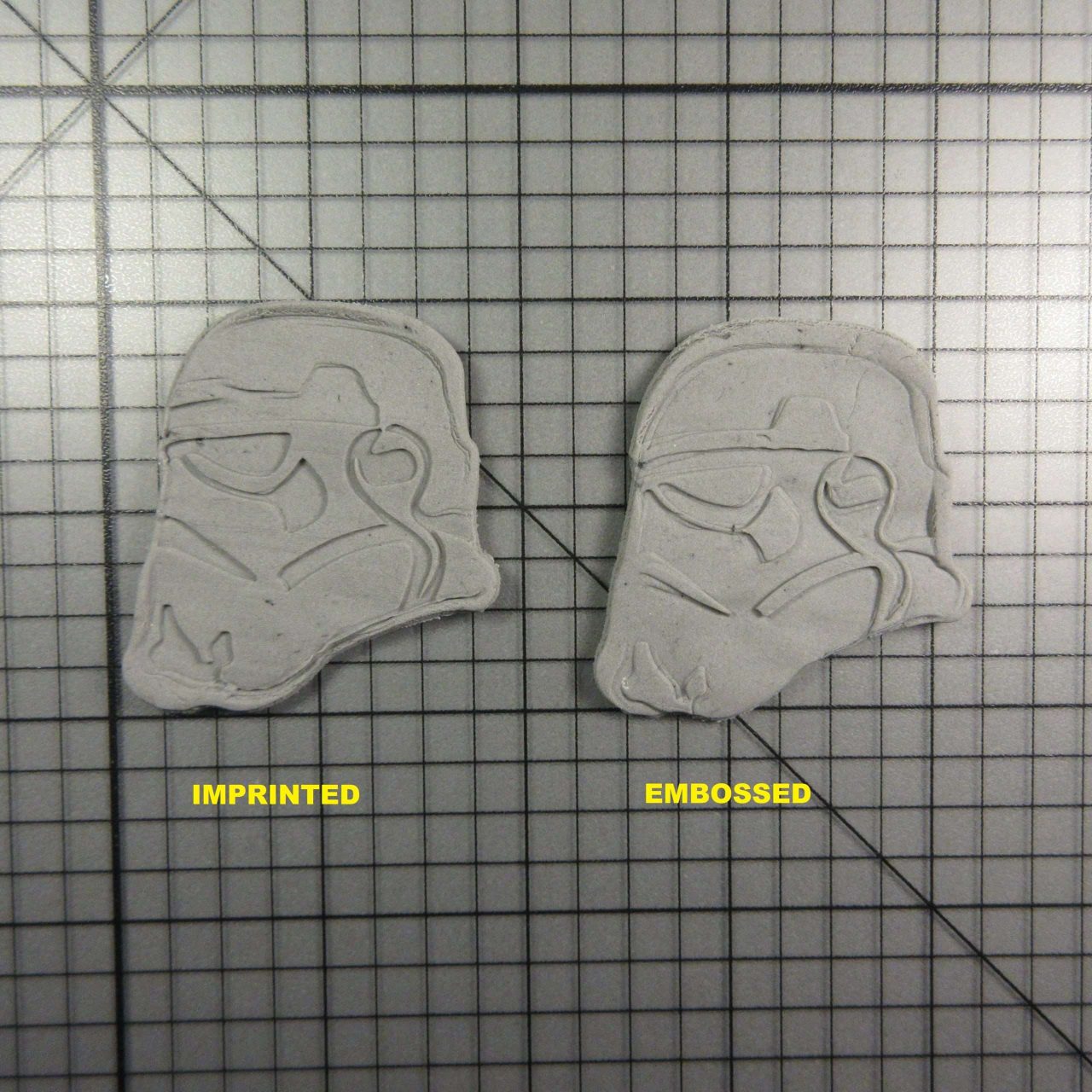 Star Wars- Stormtrooper 102 Cookie Cutter and Stamp written