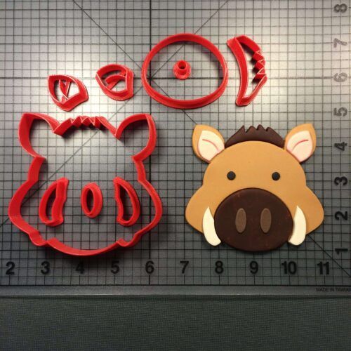 Warthog Face 100 Cookie Cutter Set