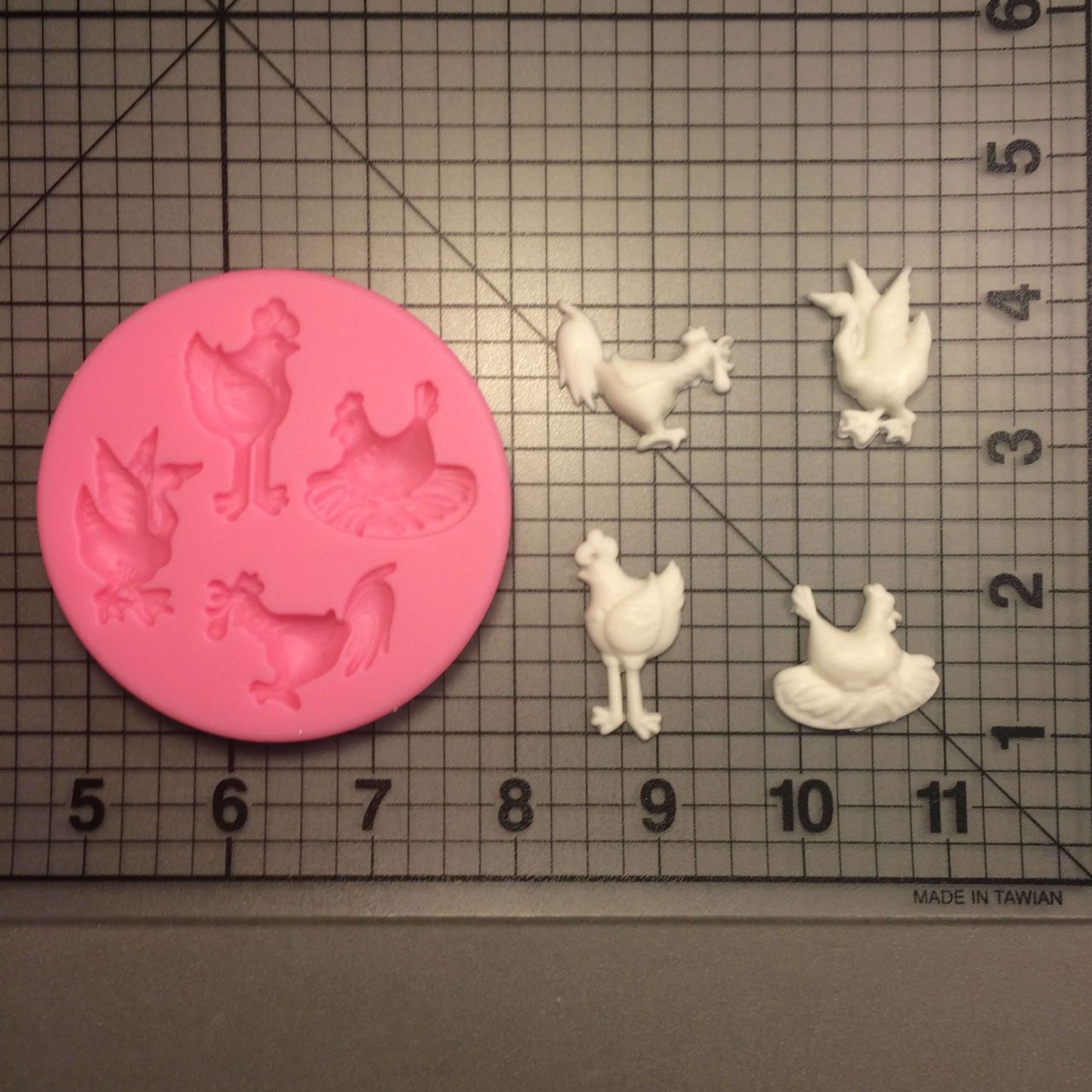 Farm Birds 009 Silicone Mold (1)