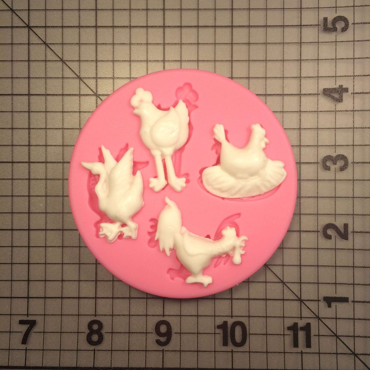 Farm Birds 009 Silicone Mold (1)