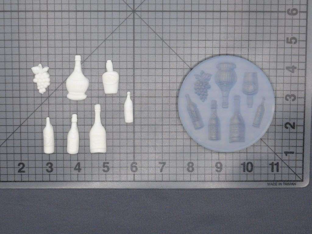 Assorted Bottles 745-018 Silicone Mold