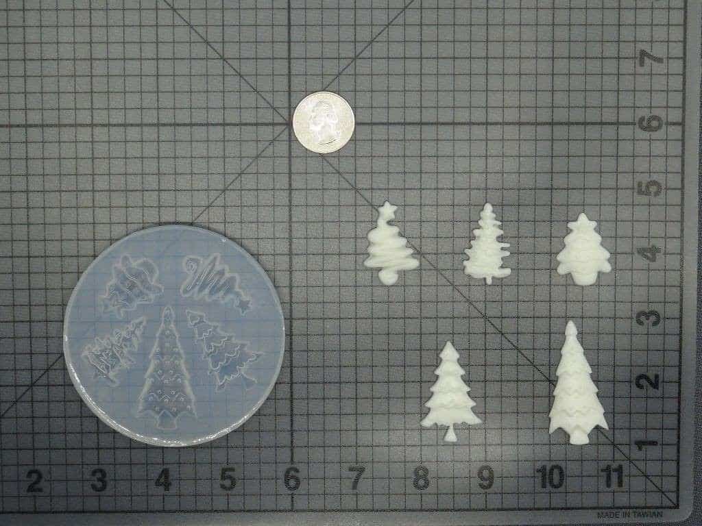 Christmas Tree 745-019 Silicone Mold (Front)
