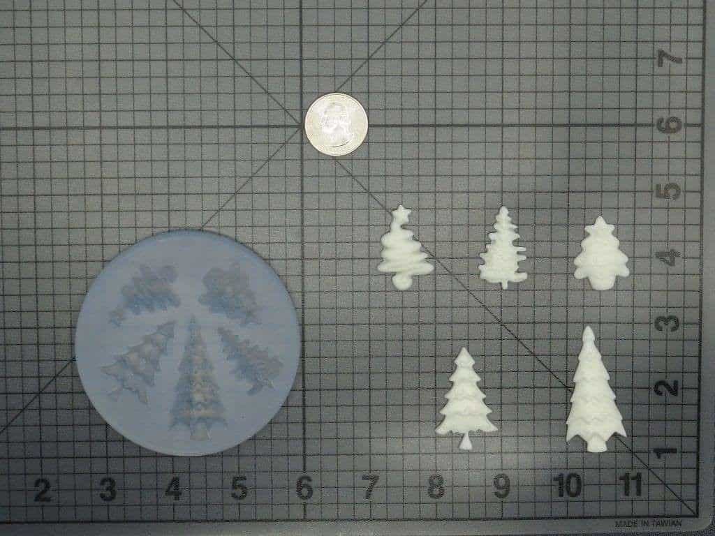 Christmas Tree 745-019 Silicone Mold (Front)
