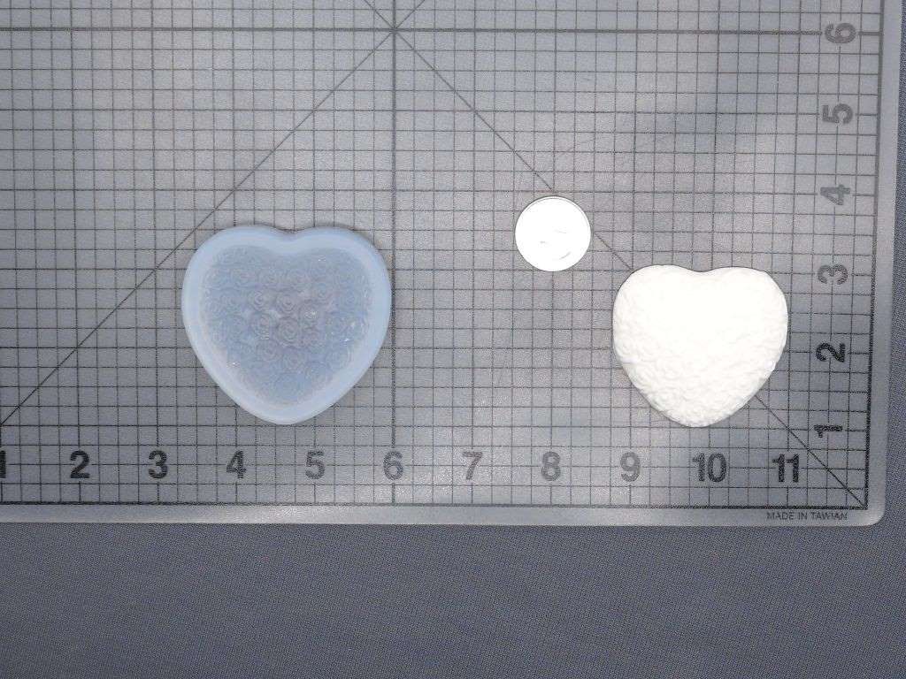 Rose Heart 745-084 Silicone Mold