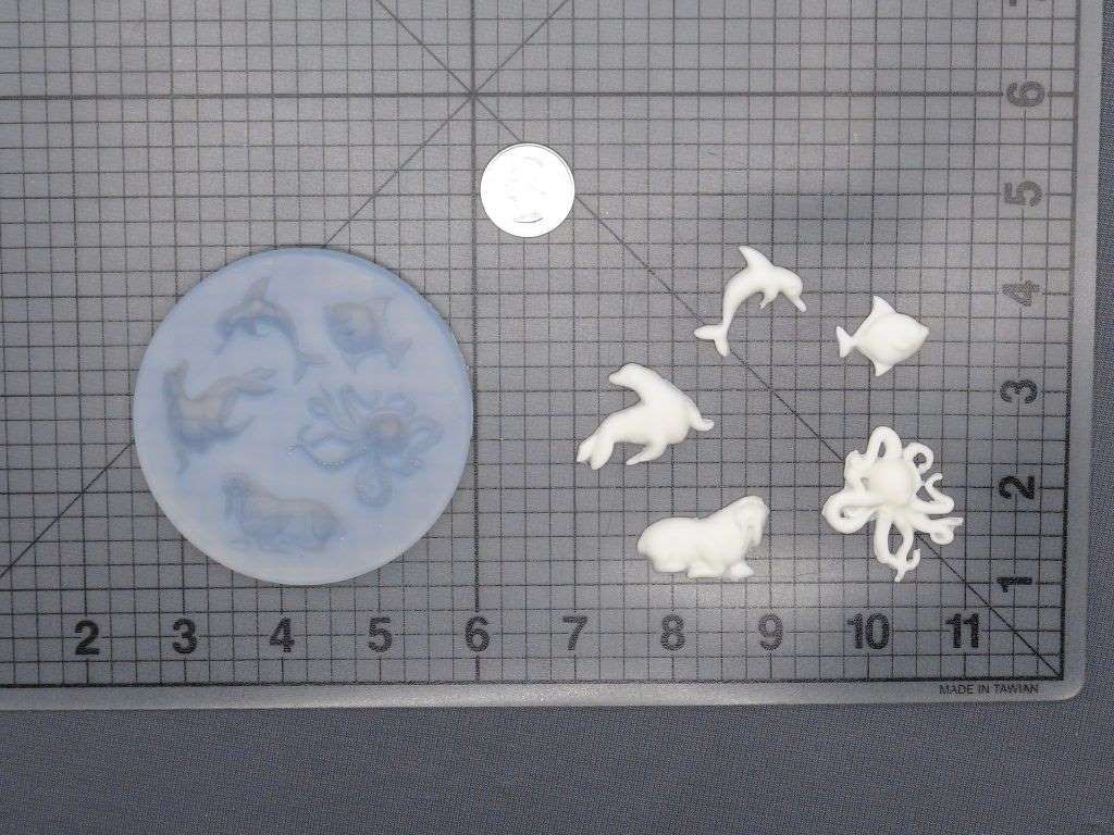 Sea Creatures 745-066 Silicone Mold