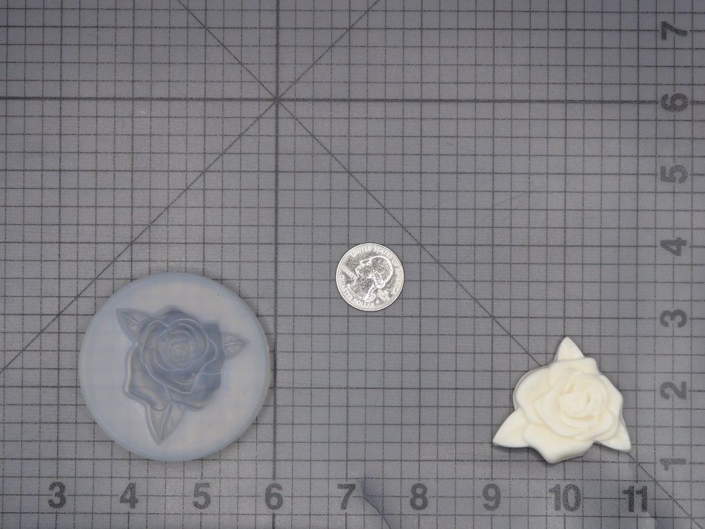 Single Rose 745-093 Silicone Mold