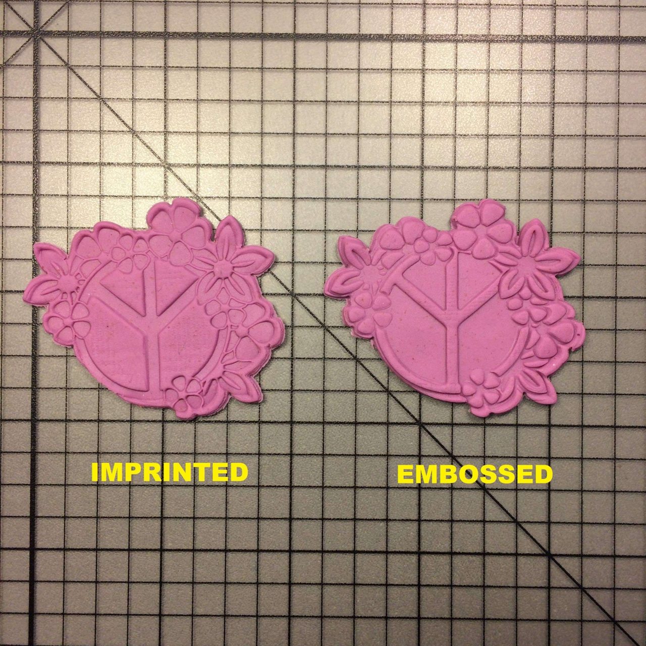Peace 100 Cookie Cutter and Stamp Written