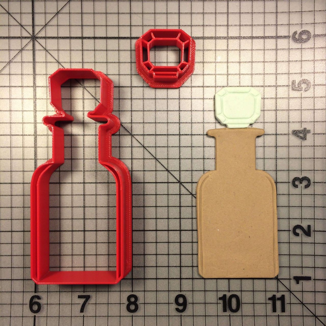 Scotch Bottle Cookie Cutter Set