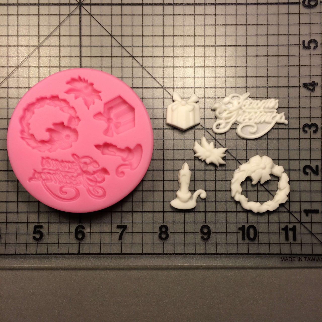 Seasons Greetings 030 Silicone Mold (1)