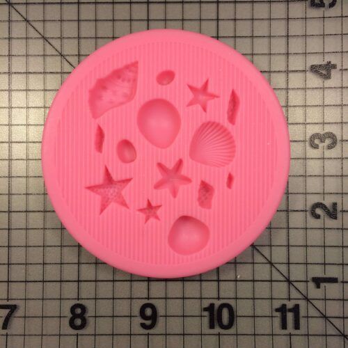 Starfish and Shells 006 Silicone Mold (2)