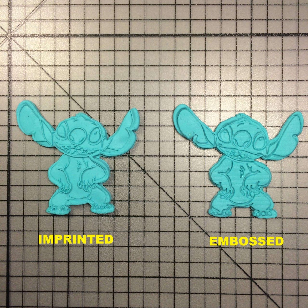 Stitch 101 Cookie Cutter and Stamp written