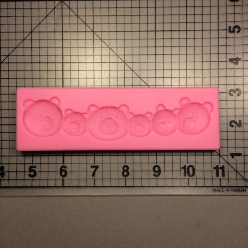 Teddy Head 540 Silicone Mold (2)