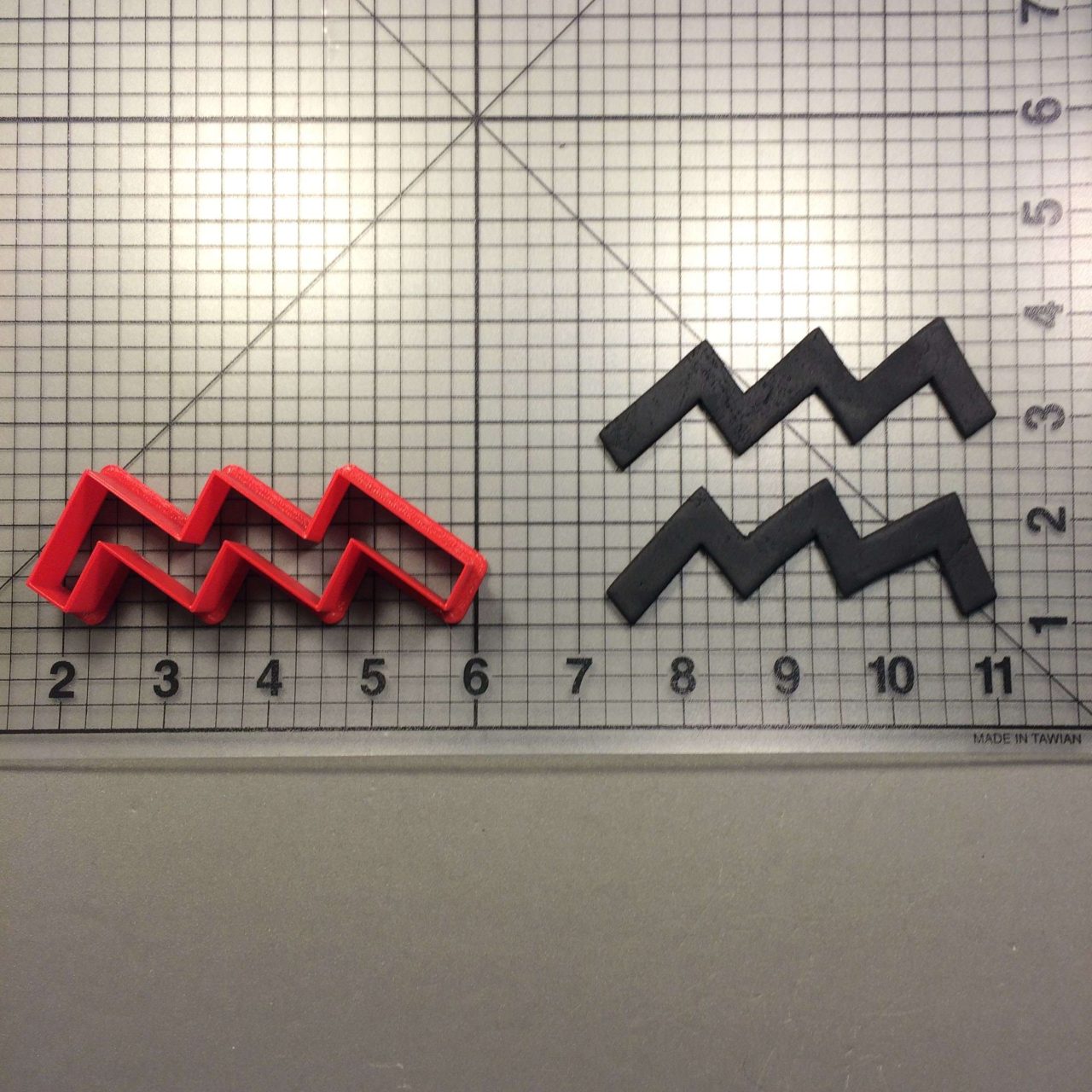 Aquarius Symbol Cookie Cutter