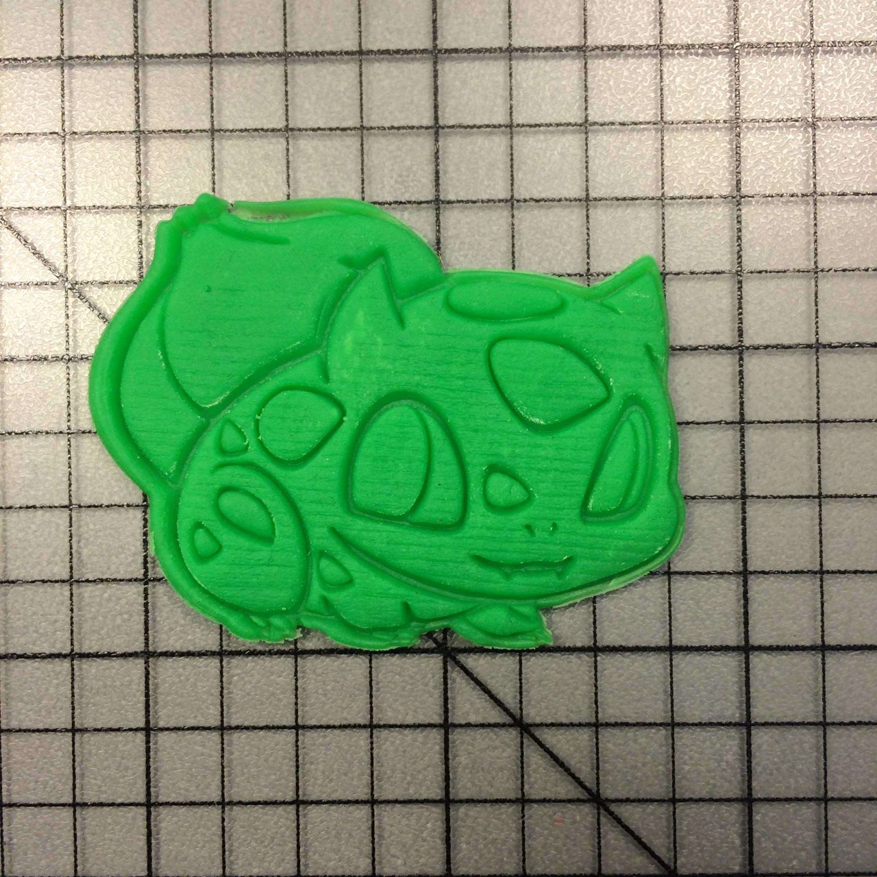 Bulbasaur 100 Cookie Cutter and Stamp (embossed 1)