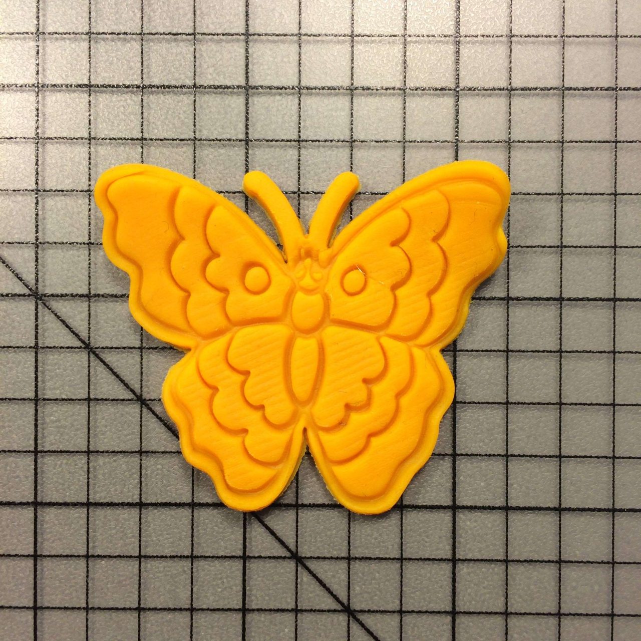 Butterfly 100 Cookie Cutter and Stamp (embossed 1)